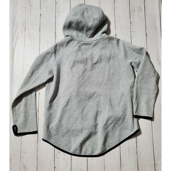 Nike Tech Cape Hoodie Sweatshirt Women's Size Small Grey Black - Picture 2 of 9